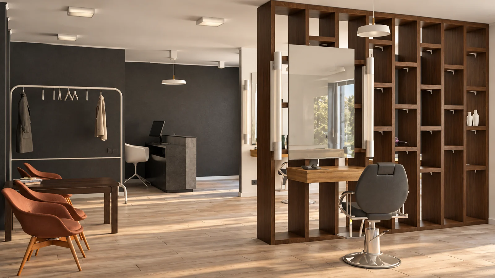 Mirrors and the depth of the interior